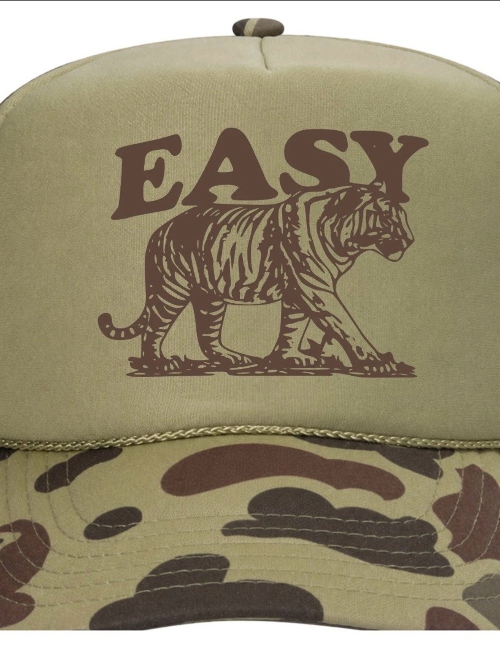 Easy Tiger Foam Trucker Hat Snapback Cap Vintage Style